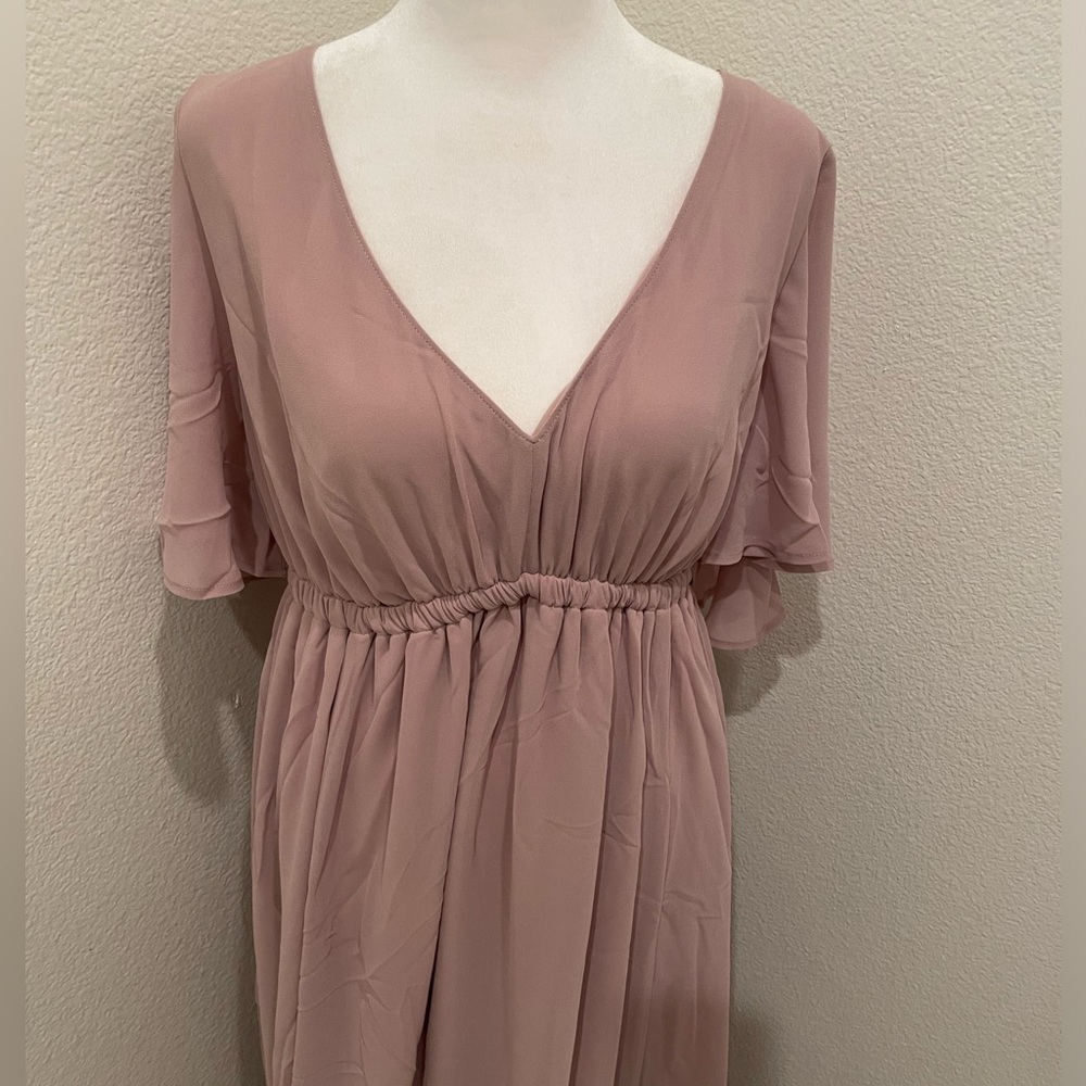 NWT Womens Show me your Mumu Long Maxi Dress Mauve color​​​​​​ - Picture 6 of 8